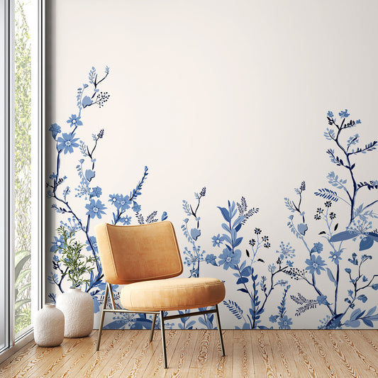 Classic Blue Florals