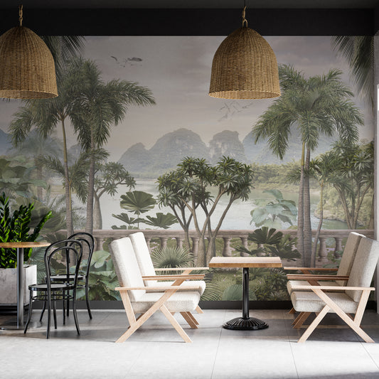 Tropical Paradise Mural