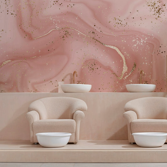 Luxurious Pink and Gold