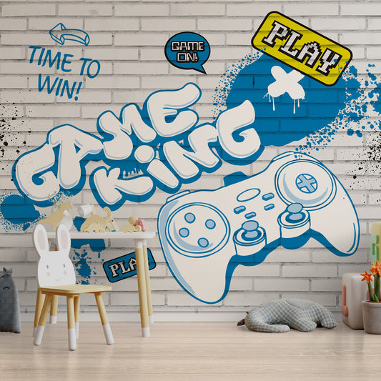 Game King Graffiti Mural