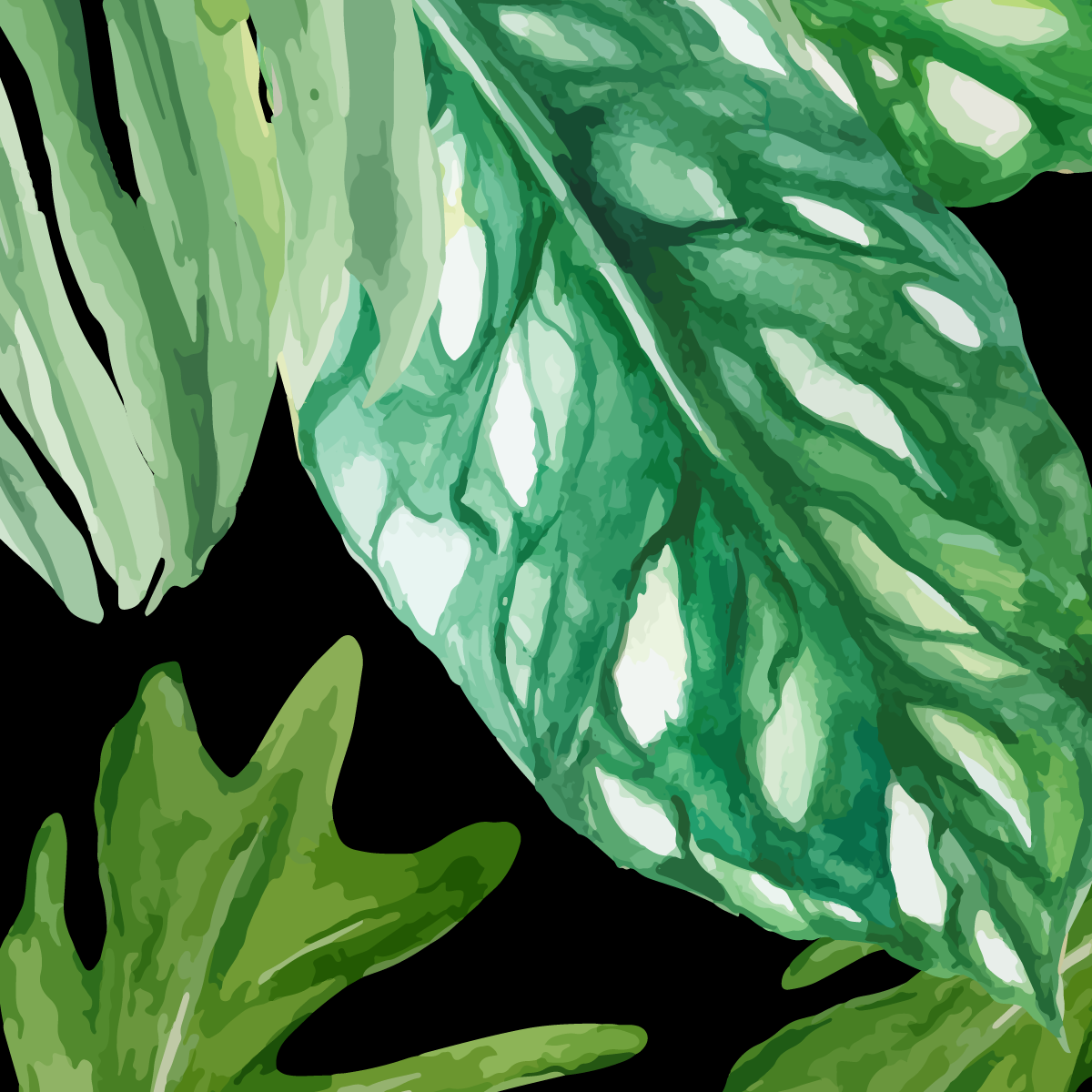 Midnight Tropical Canopy