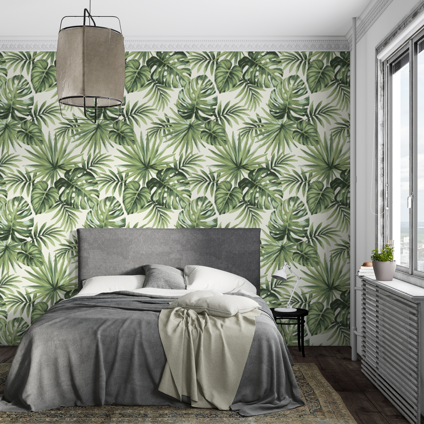 Vintage Tropical Palm Escape