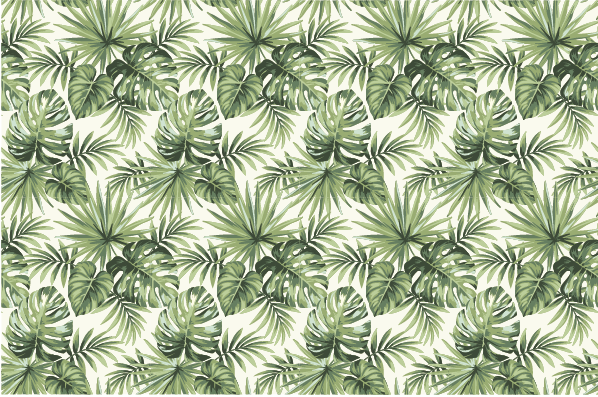 Vintage Tropical Palm Escape