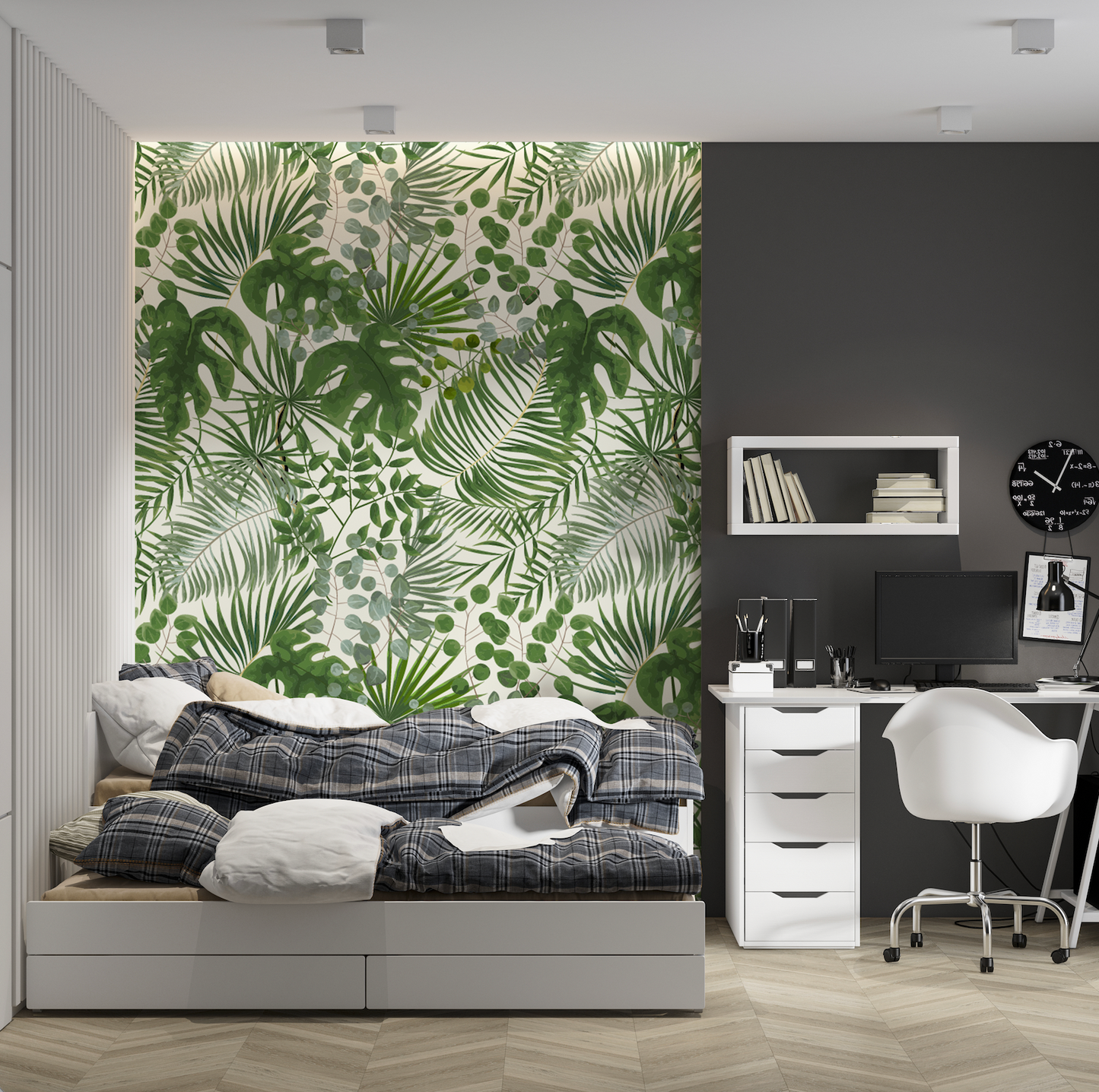 Layered Tropical Greenery