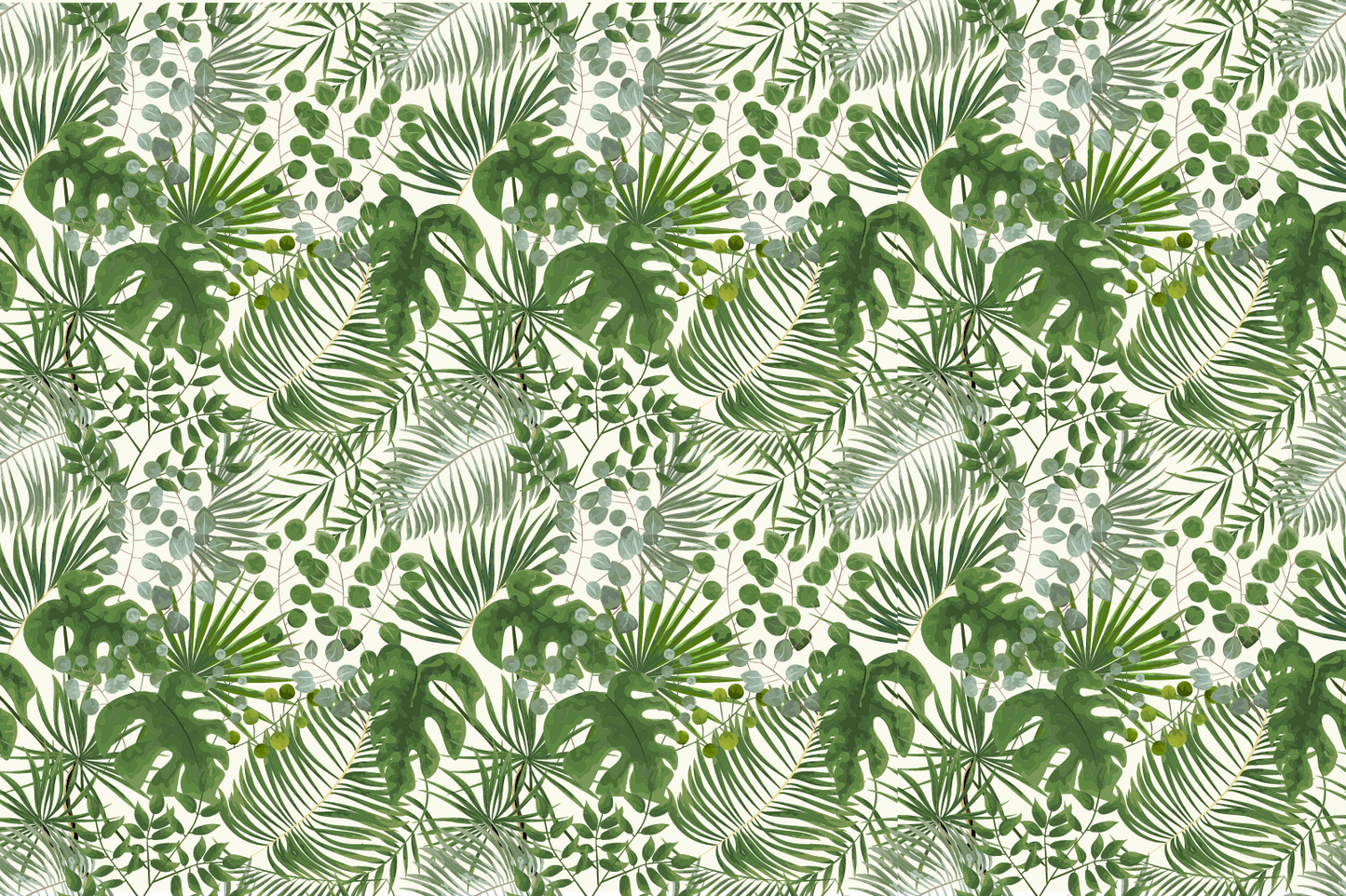 Layered Tropical Greenery