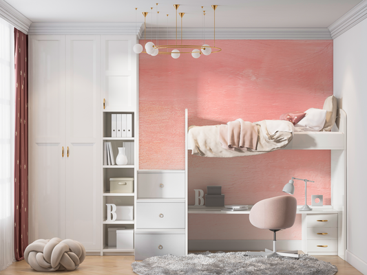 Soft Pink Textured Wall Mural - Modern Blush Abstract Wallpaper