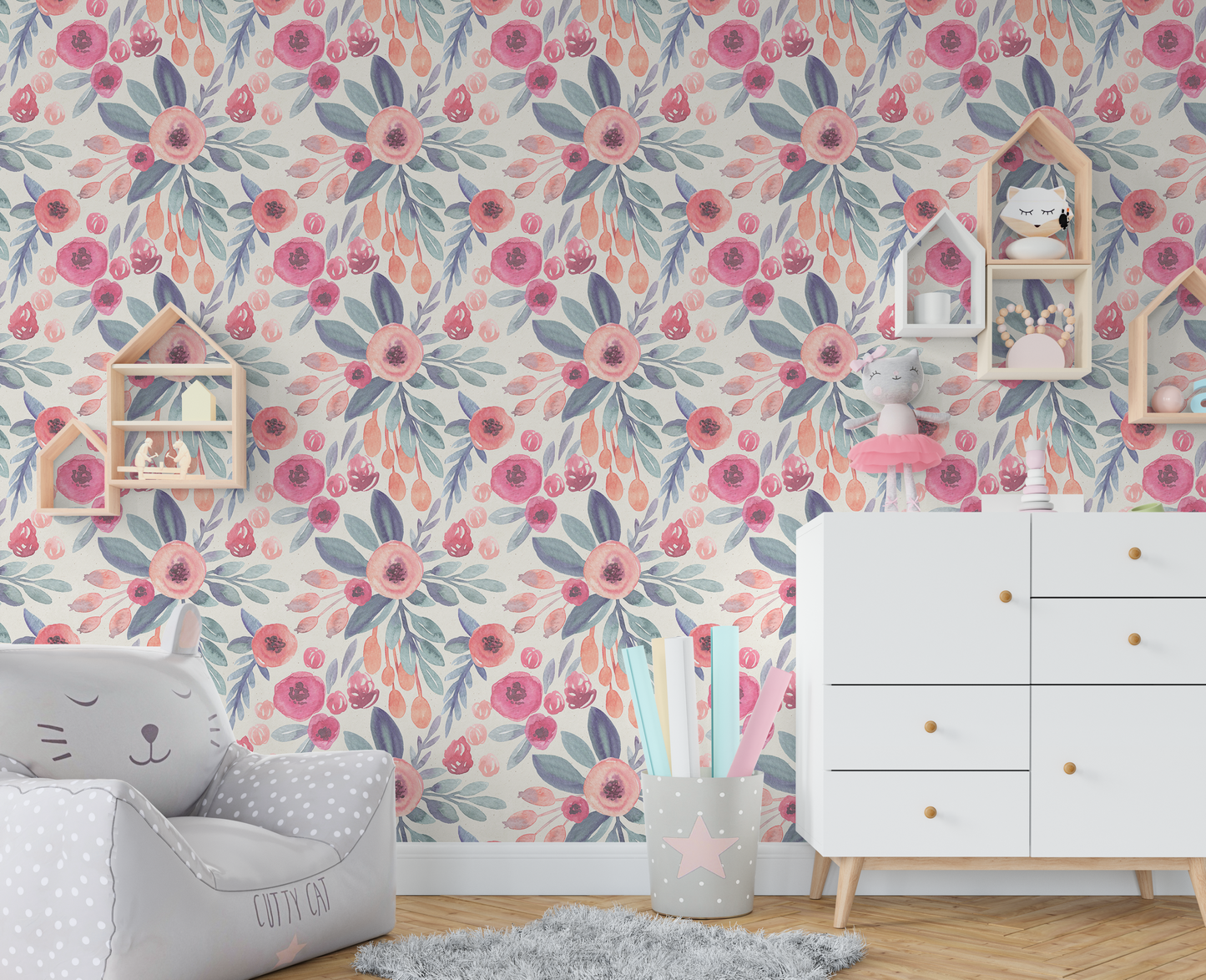 Whimsical Watercolor Blossom