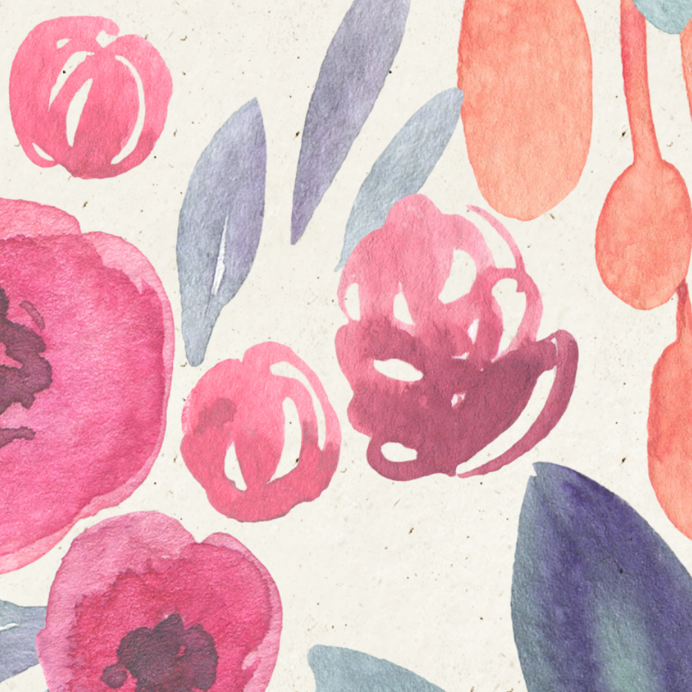 Whimsical Watercolor Blossom