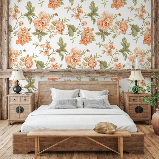Rustic Apricot Rose Garden
