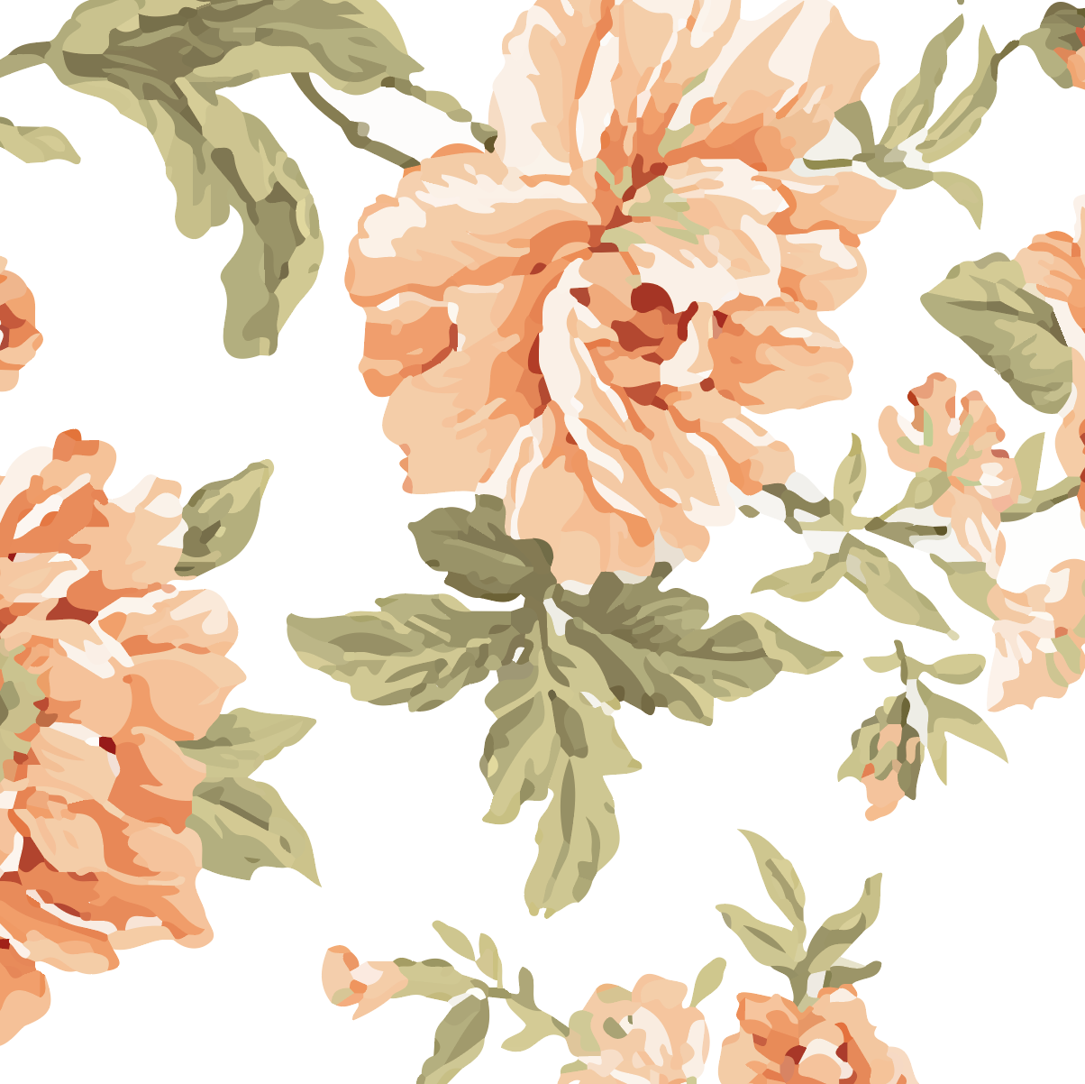 Rustic Apricot Rose Garden
