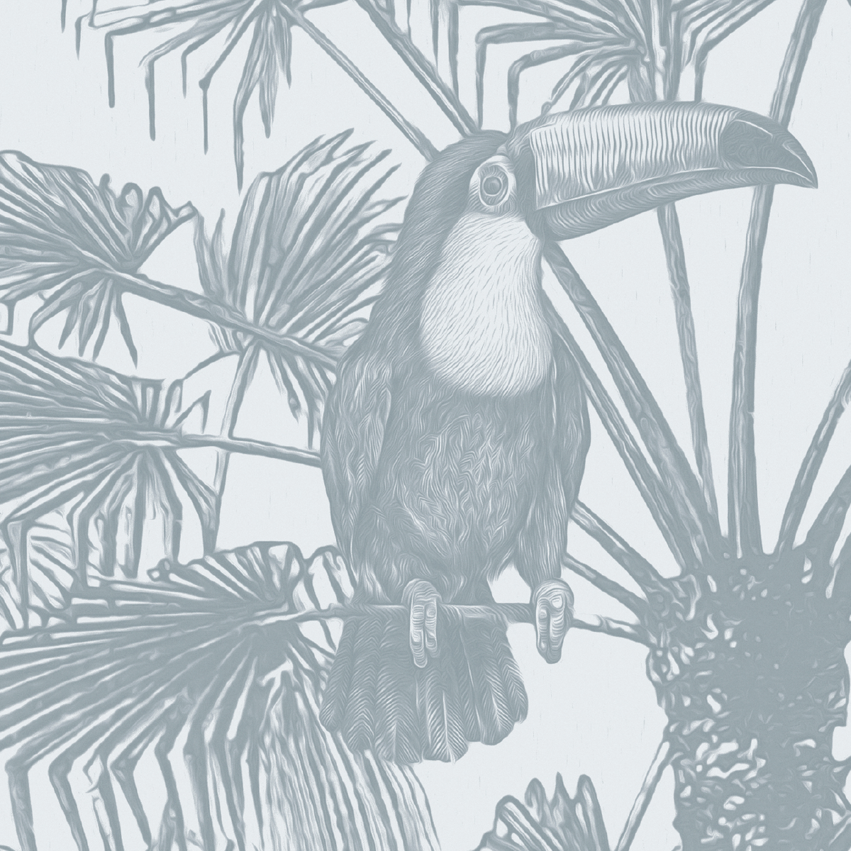 Playful Safari Jungle Animals Mural