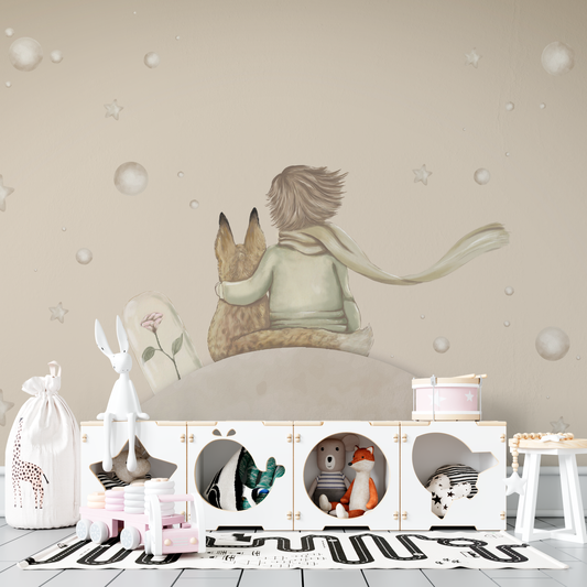 "The Little Prince" Inspired Nursery Mural