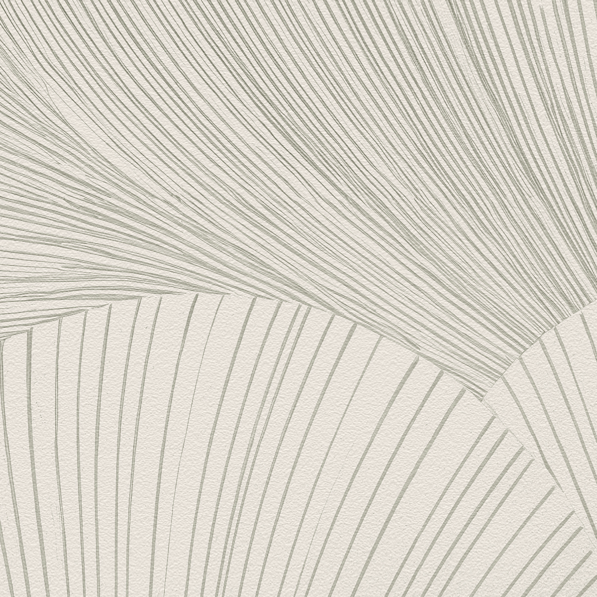 Modern Abstract Fan Pattern Mural