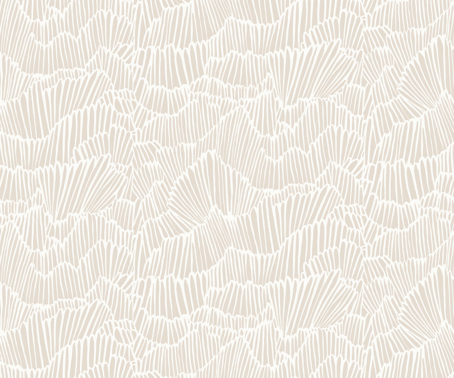 Organic Wavy Lines Pattern Mural