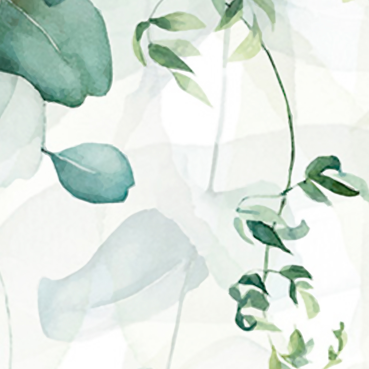 Abstract Watercolor Wildflower Mural Wallpaper - Bold Colors