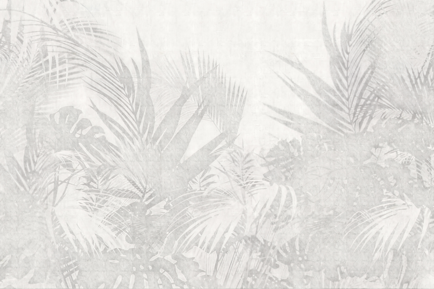 Watercolor Leaves Mural Wallpaper - Hanging Botanical Border