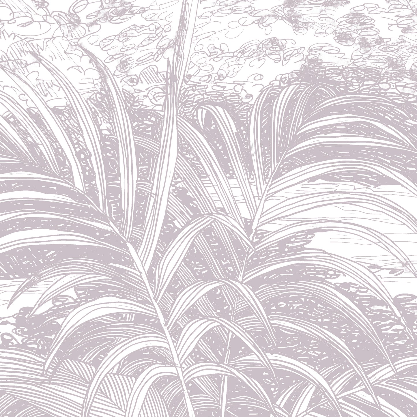 Ethereal Palms: Light Botanical Design for Tranquil Spaces