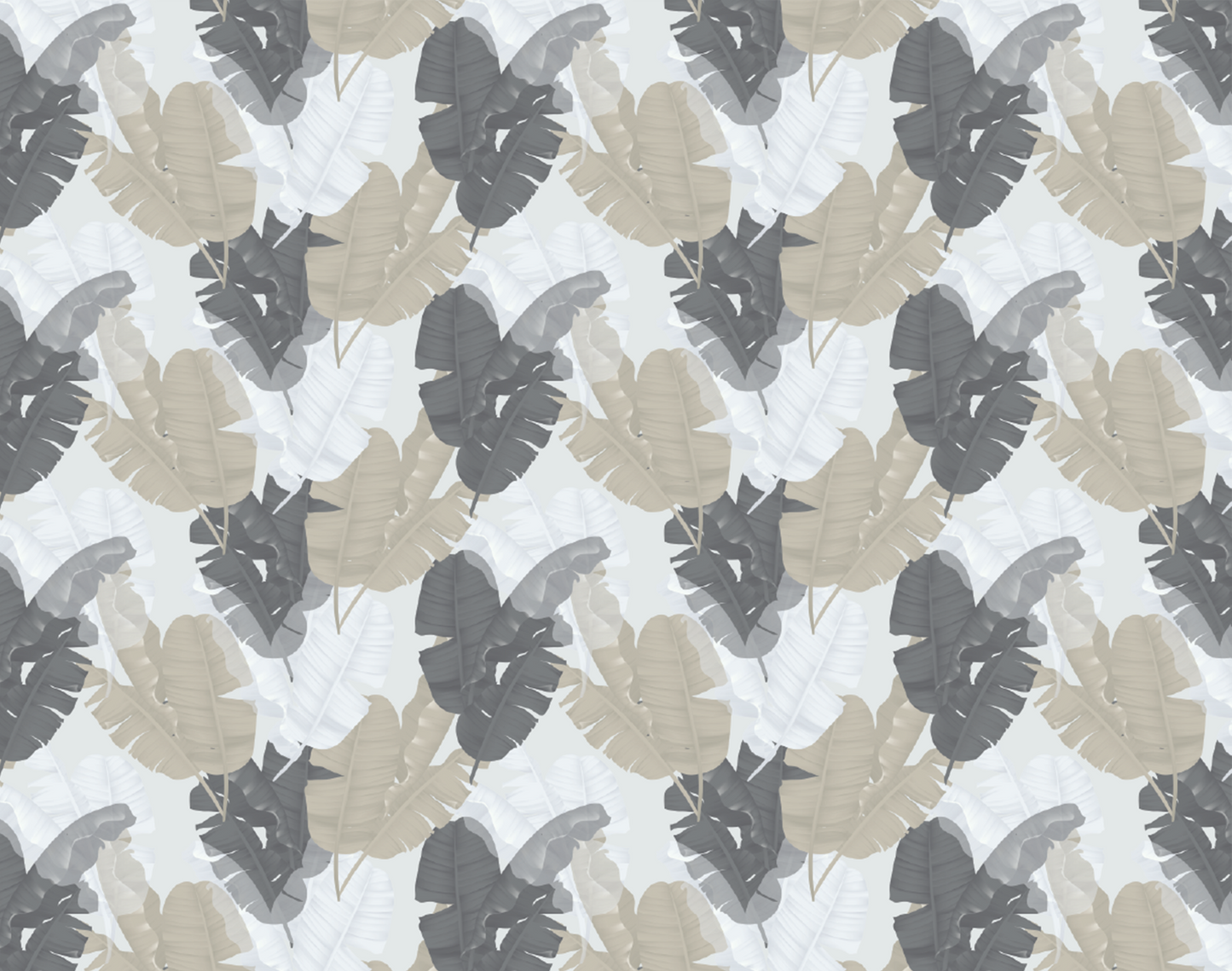 Monochrome Tropical Silhouettes