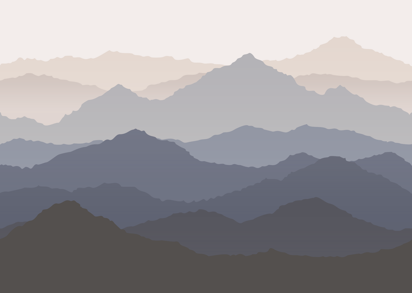 Misty Mountain Layers