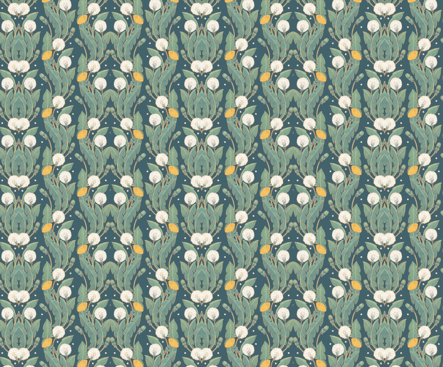 Midnight Dandelion Garden