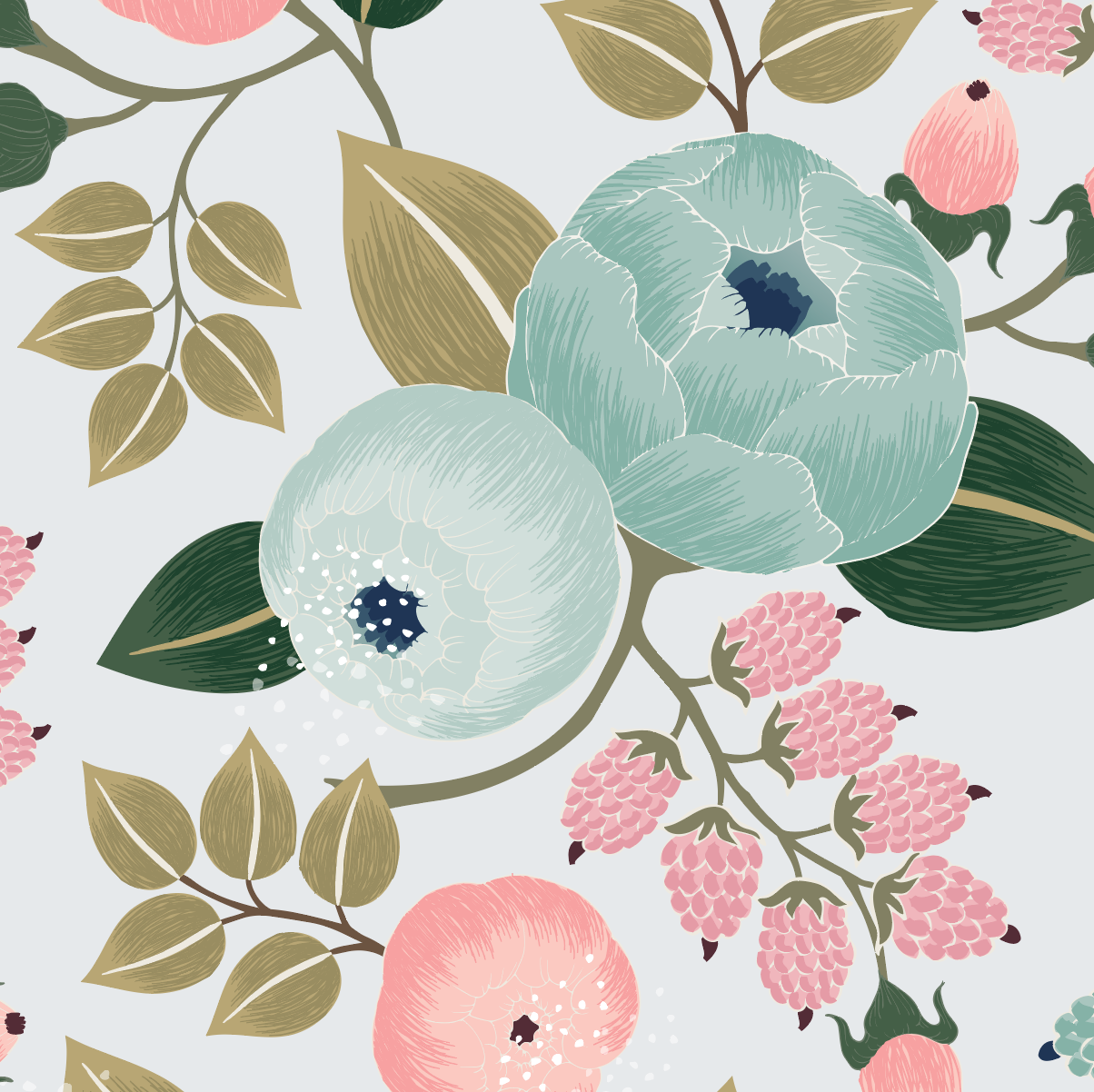 Blush & Sage Garden