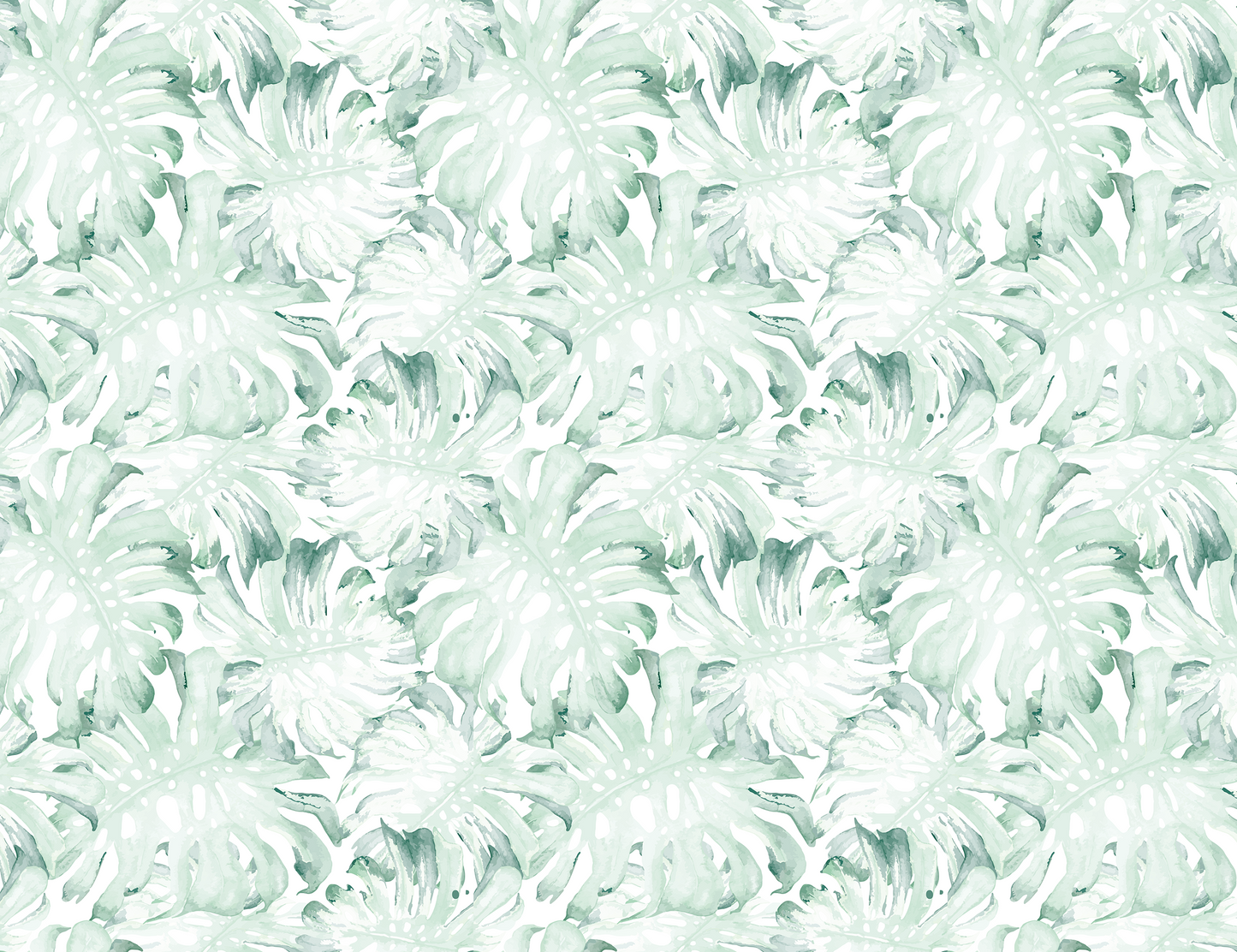 Watercolor Tropical Canopy