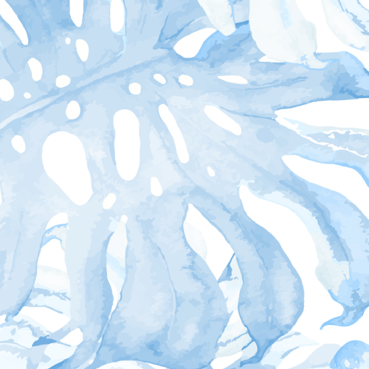 Sky Blue Tropical Canopy