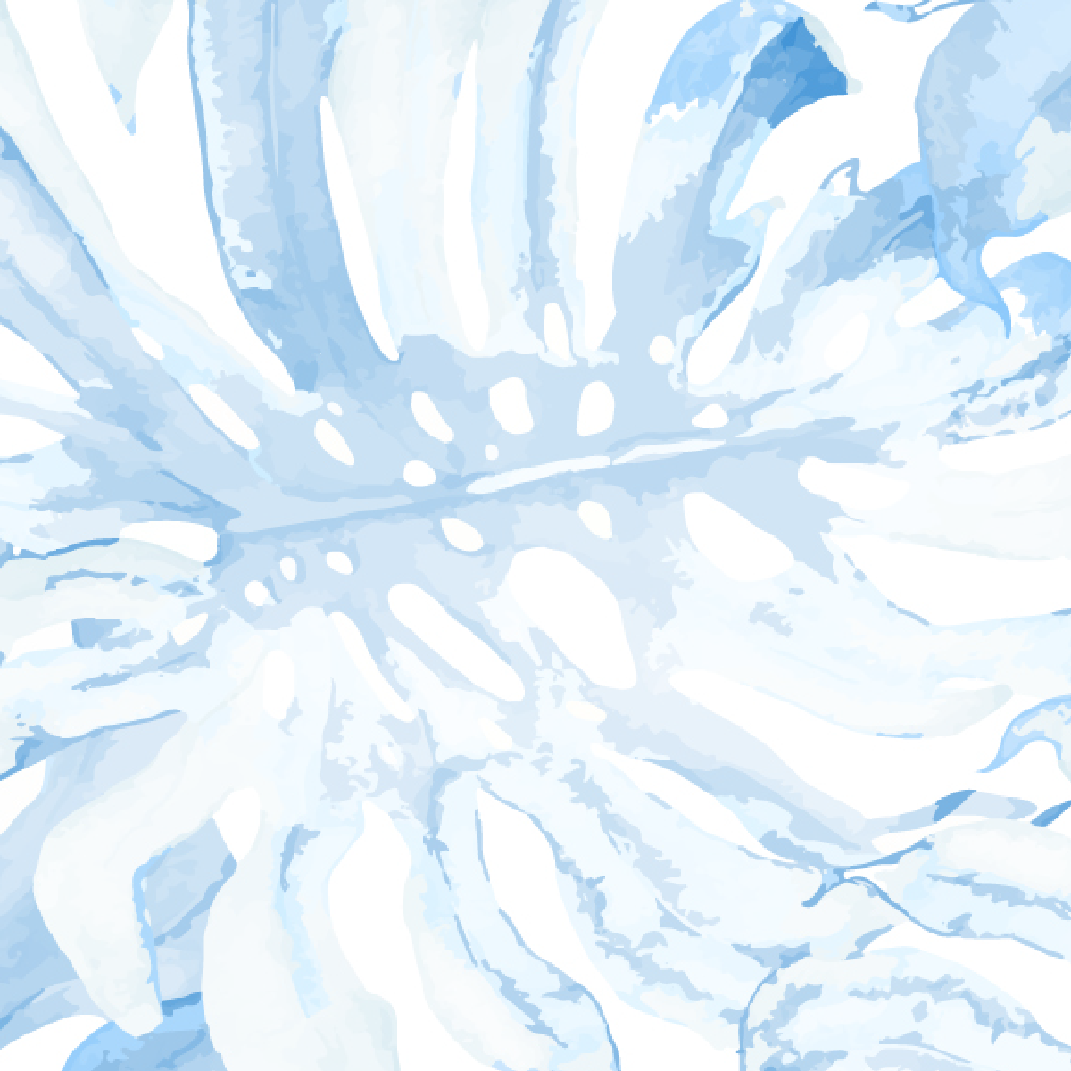 Sky Blue Tropical Canopy