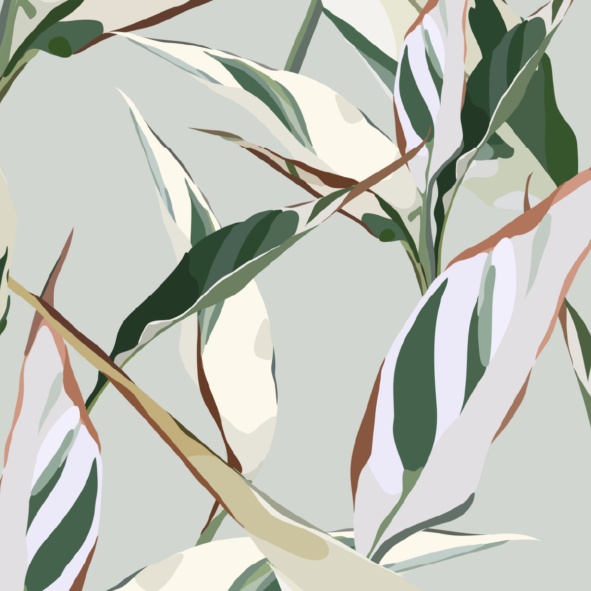 Elegant Calla Lily Mural