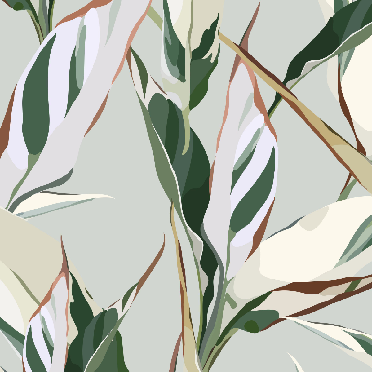 Elegant Calla Lily Mural