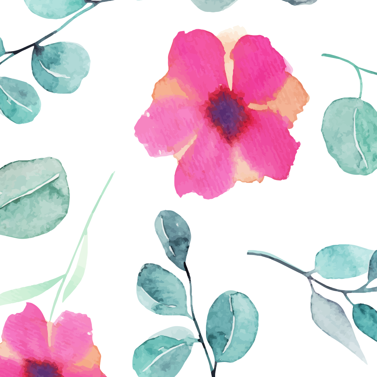 Vibrant Wildflower Garden Mural