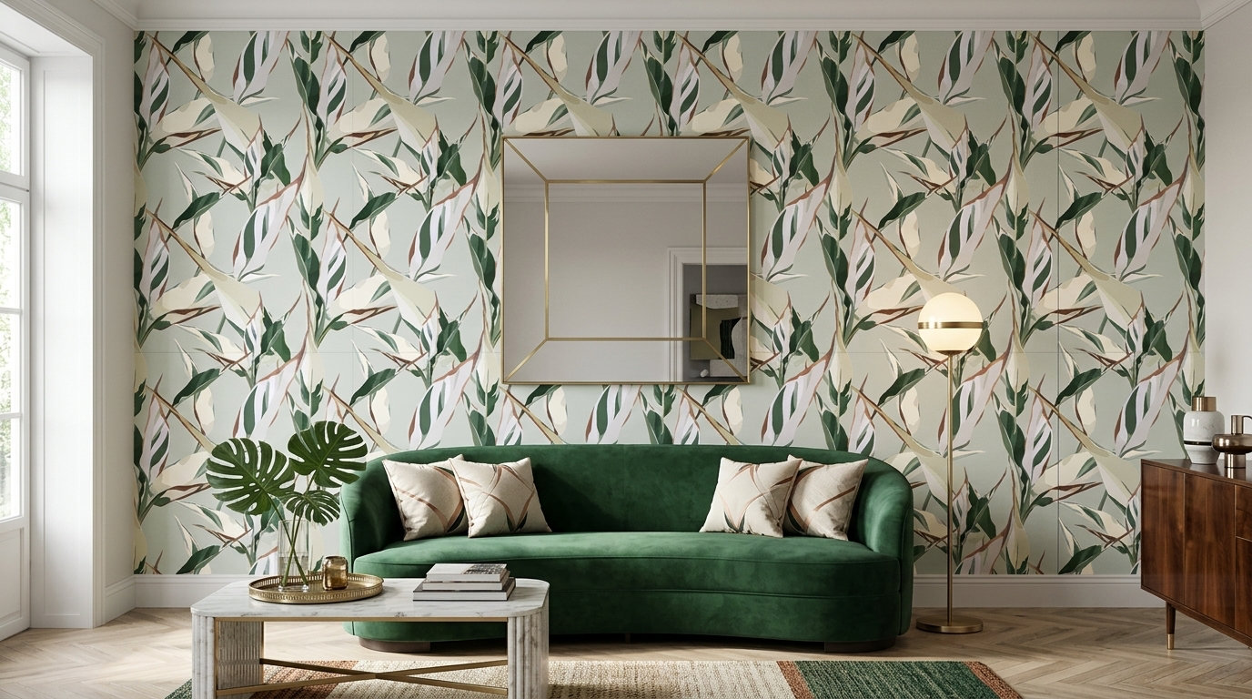Elegant Calla Lily Mural